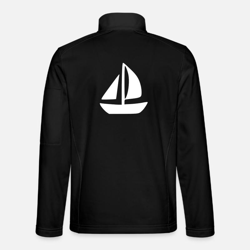 Sailboat Sailing Ship Sailing Gift - Unisex Softshell Jacket - black