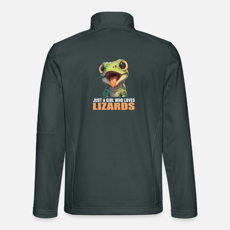 Lézard des lézards Veste en tissu softshell Unisexe