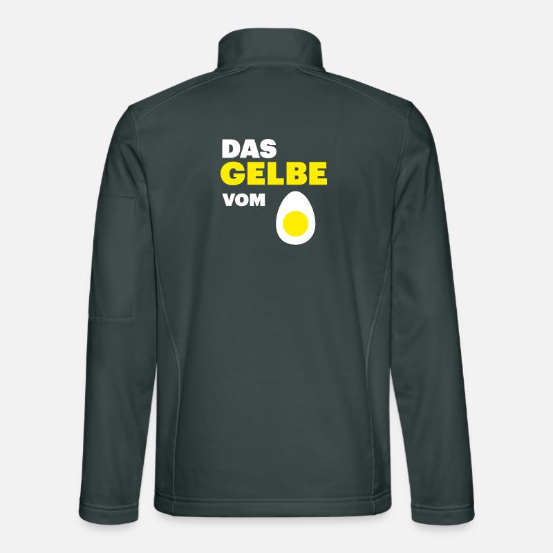 Hühner Fans -  Hahn - Gockel - Eigelb Unisex Softshelljacke
