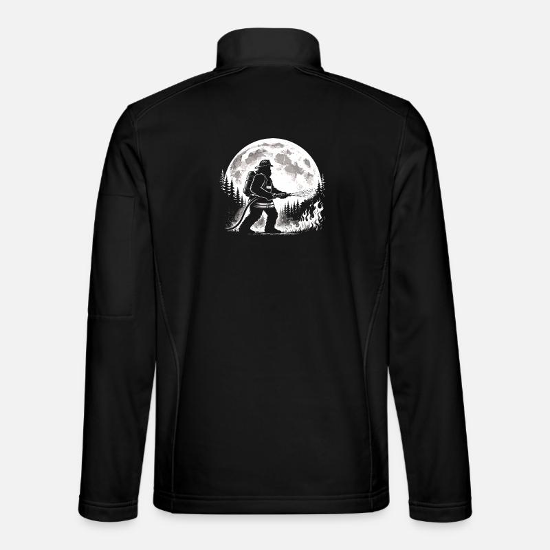 Bigfoot Firefighter - Unisex Softshell Jacket - black