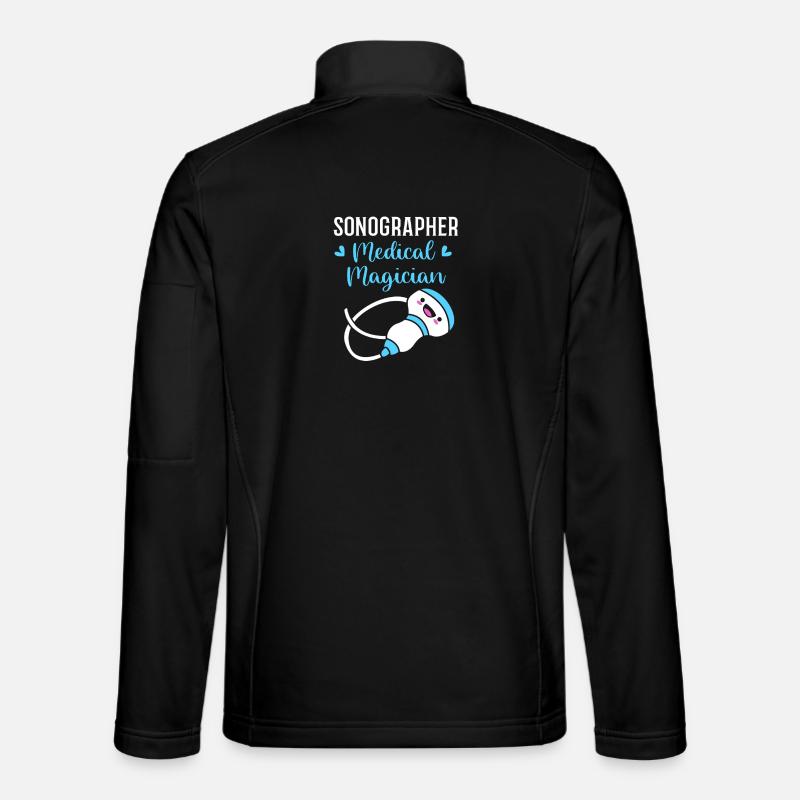 ultrasound - Unisex Softshell Jacket - black