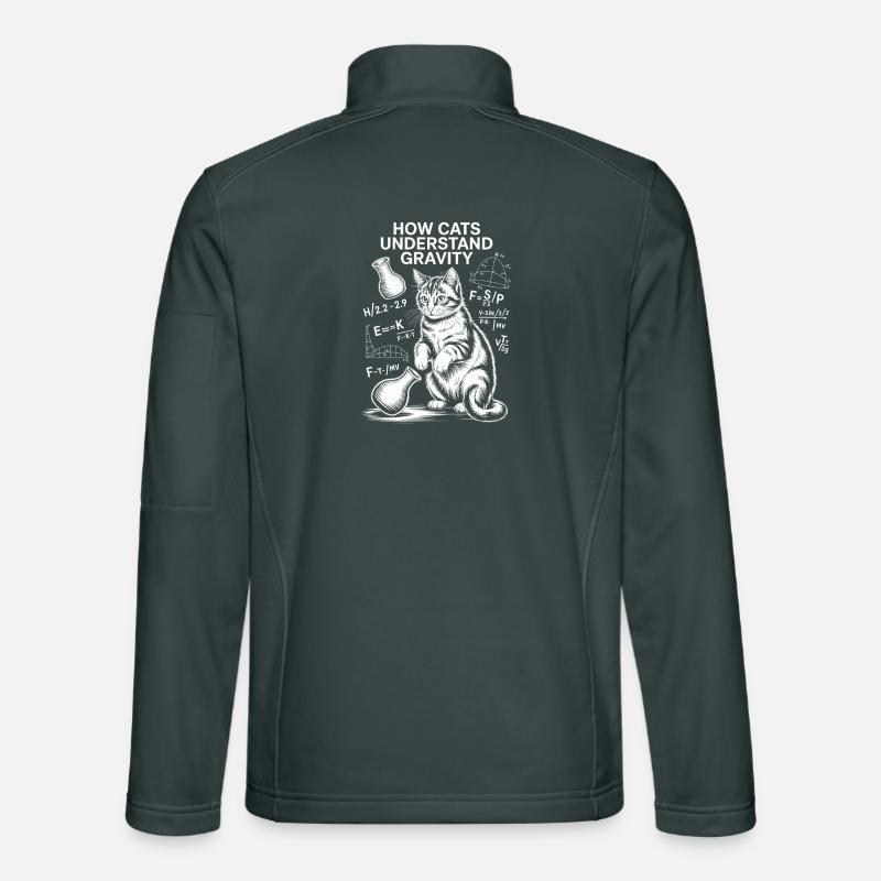 Physics Cats Sayings Math Joke Physics Gift Unisex Softshell Jacket