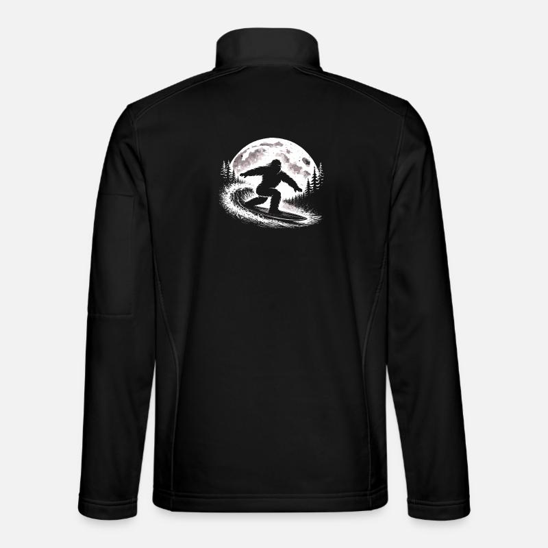 Bigfoot Surfer - Unisex Softshelljacke - Schwarz