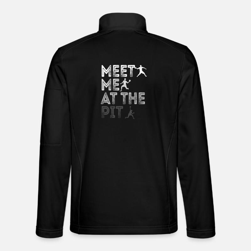 Meet Me At The Pit - Unisex Softshell Jacket - black