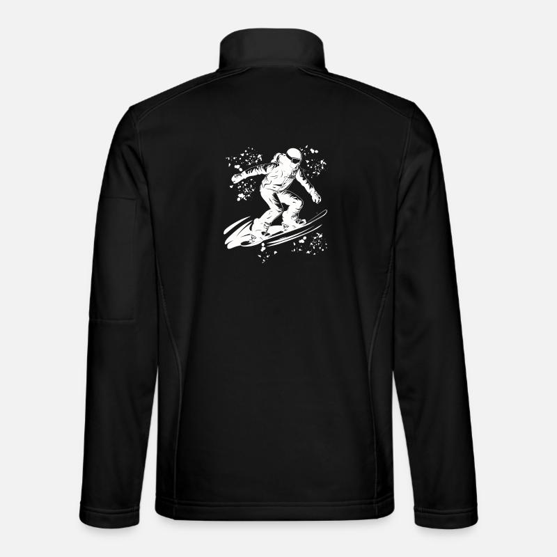 Snowboarder Snowboarding Snowboard - Unisex Softshell Jacket - black