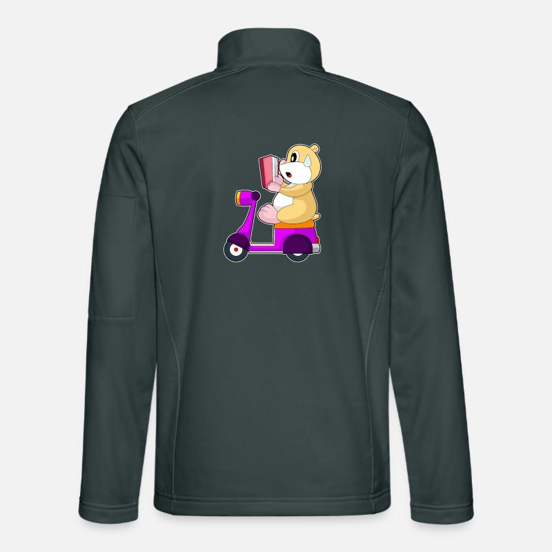 Hamster Motorroller Unisex Softshelljacke