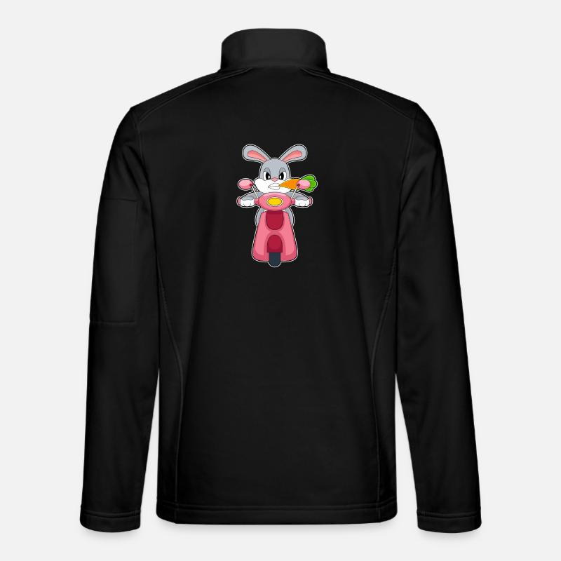 Rabbit Scooter - Unisex Softshell Jacket - black