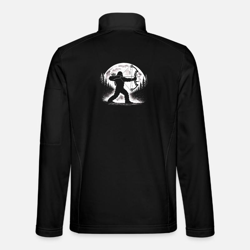 Bigfoot Bogenschießen - Unisex Softshelljacke - Schwarz