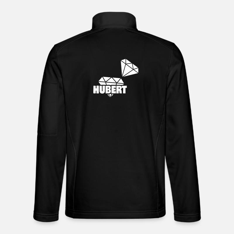 Geschenk für Hubert - Unisex Softshelljacke - Schwarz