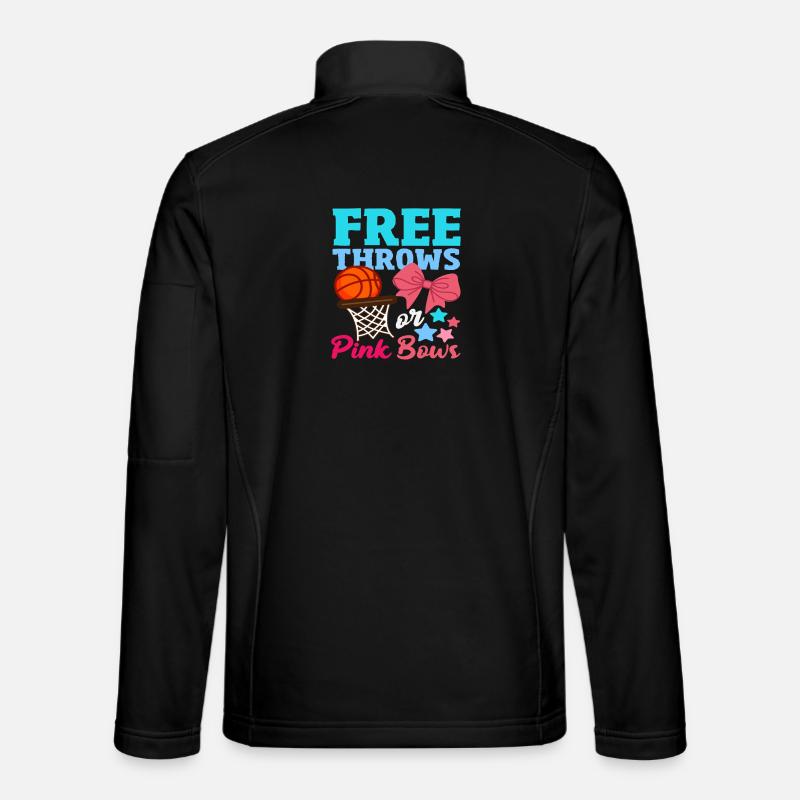 Freiwürfe Oder Schleifen Basketball - Unisex Softshelljacke - Schwarz