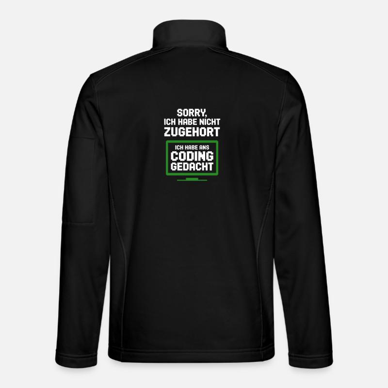 Coding Monitor Tee - Unisex Softshelljacke - Schwarz