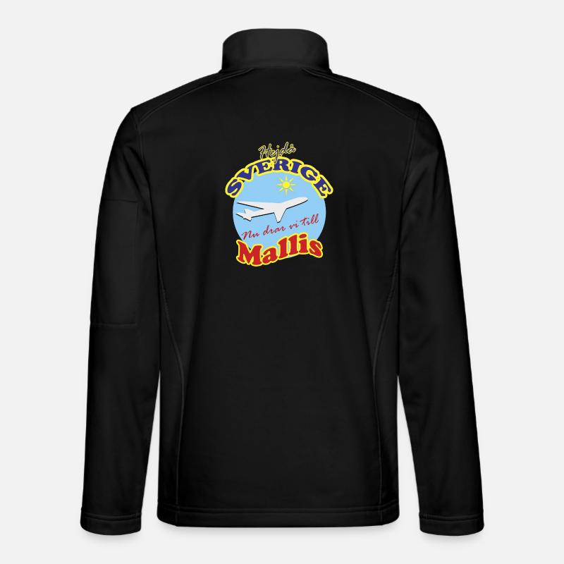 Mallis Reise im Sonnenschein mit dem Flugzeug Unisex Softshelljacke