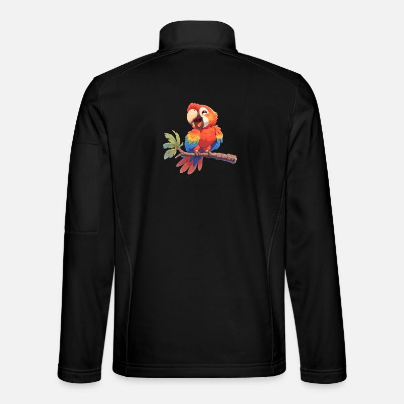 Macaw's Era - Unisex Softshell Jacket - black