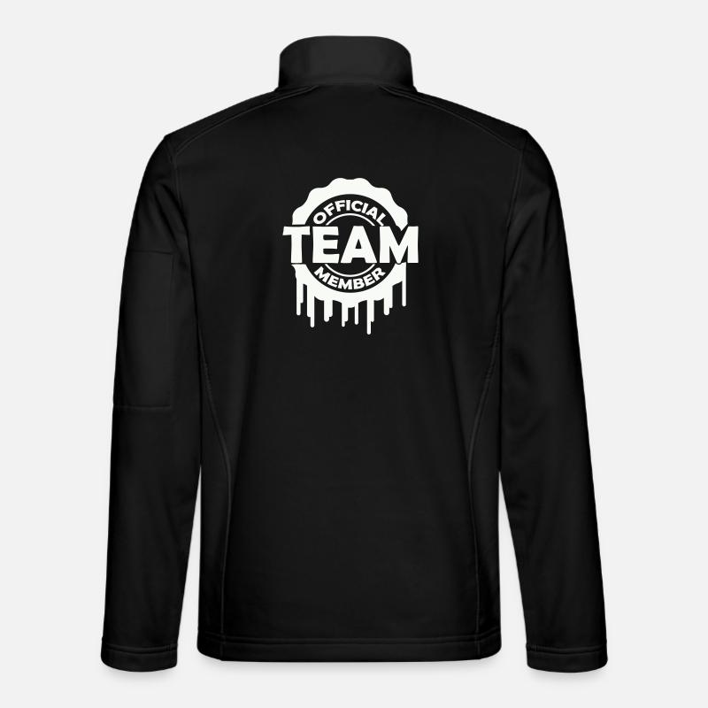 official_team_member - Unisex Softshell Jacket - black