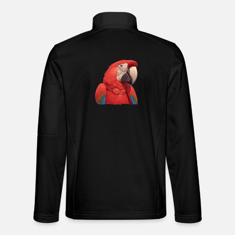 Macaw's Era - Unisex Softshell Jacket - black