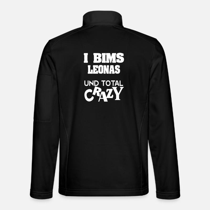 Leonas as Crazy - Unisex Softshell Jacket - black