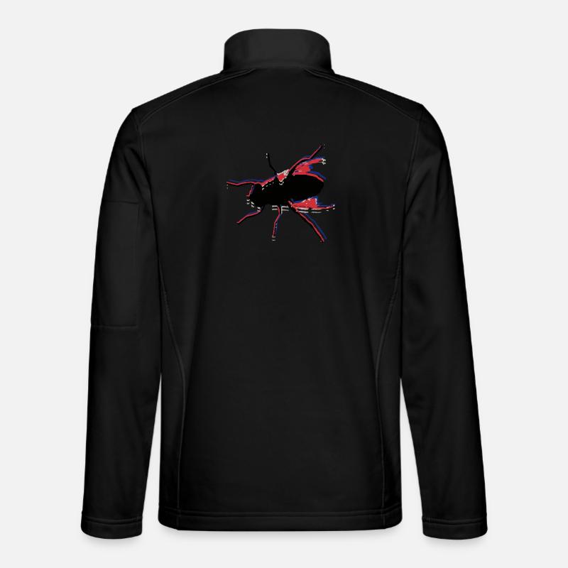 Fliege fischen No. 5 - Unisex Softshelljacke - Schwarz
