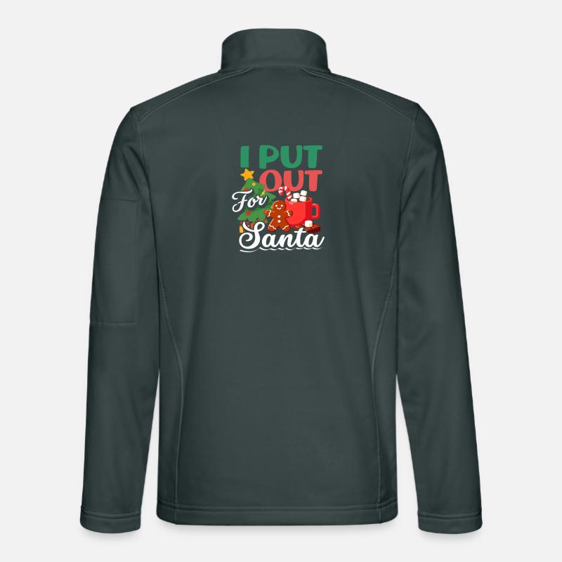 I put something out for Santa biscuits ambiguous Unisex Softshell Jacket