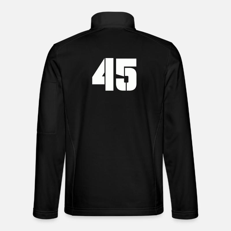 45 - Unisex Softshelljacke - Schwarz