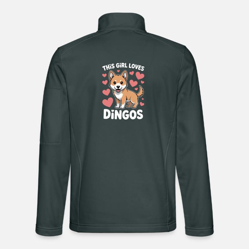 Dictons dingos Dingos Drôle de cadeau dingo Veste en tissu softshell Unisexe