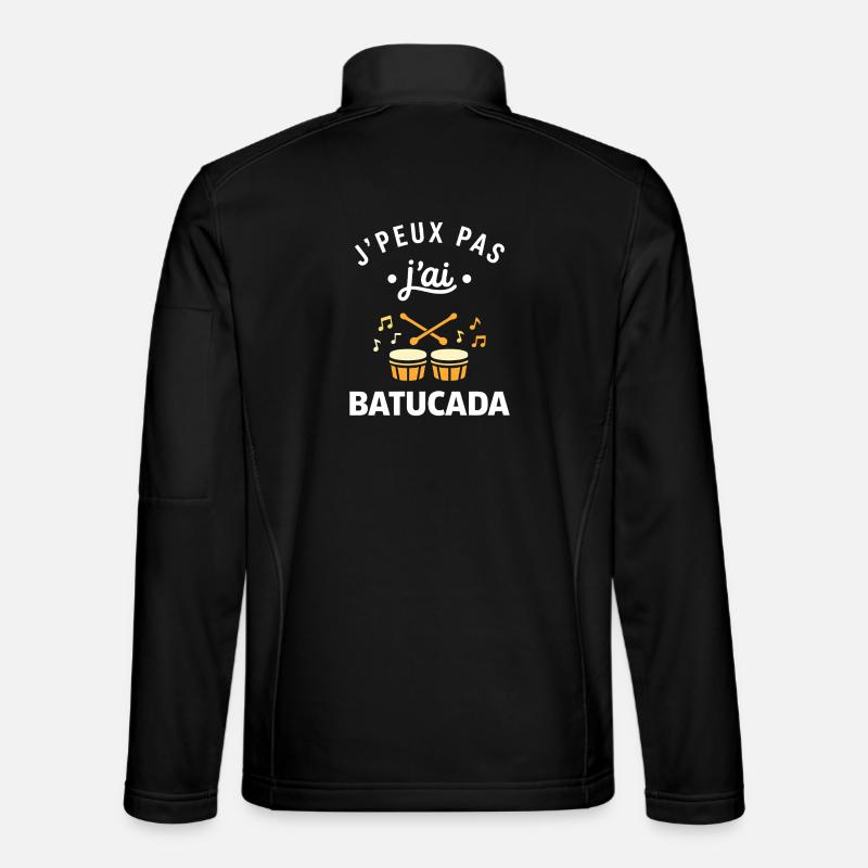J'peux pas j'ai Batucada - Veste en tissu softshell Unisexe - noir