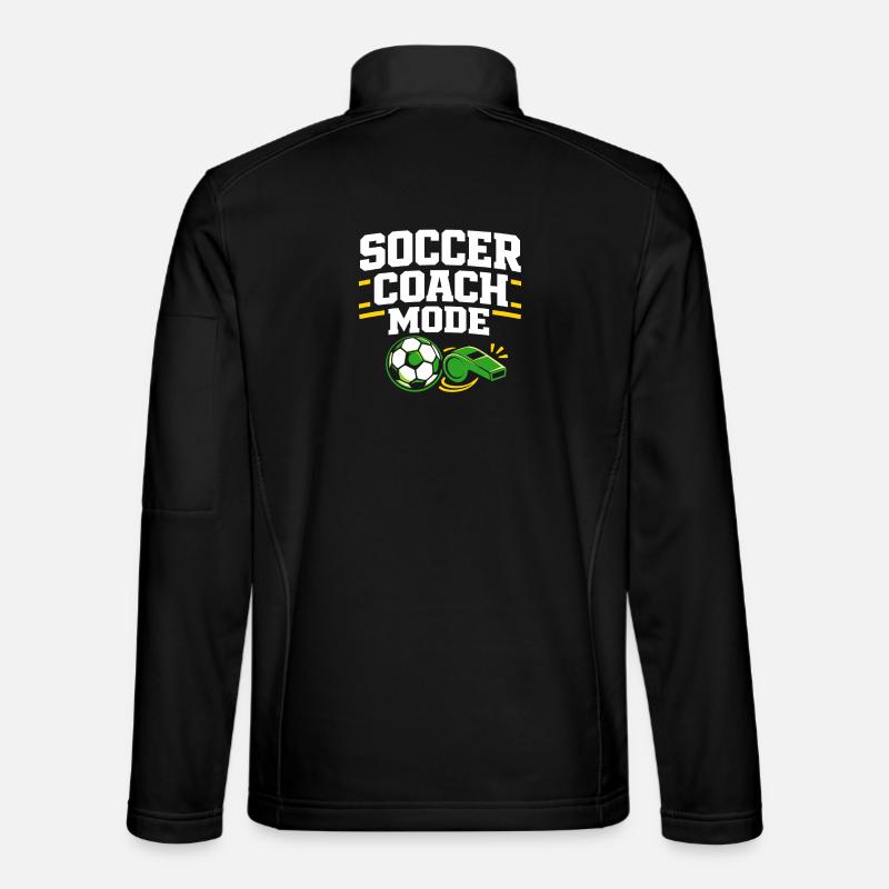 Fußballtraining Jugend-sport-trainer - Unisex Softshelljacke - Schwarz