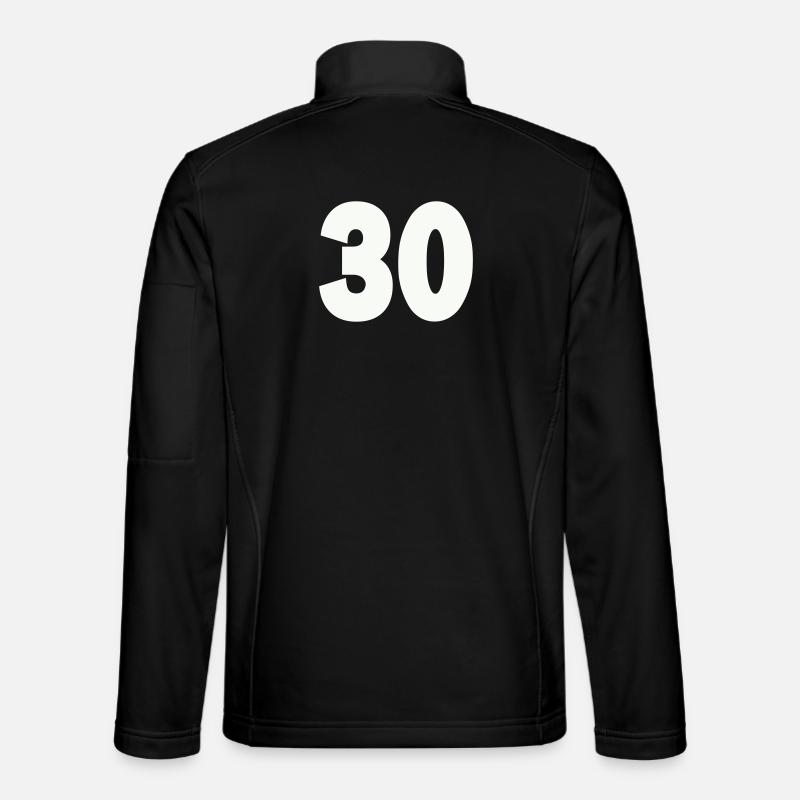 30- - Unisex Softshelljacke - Schwarz
