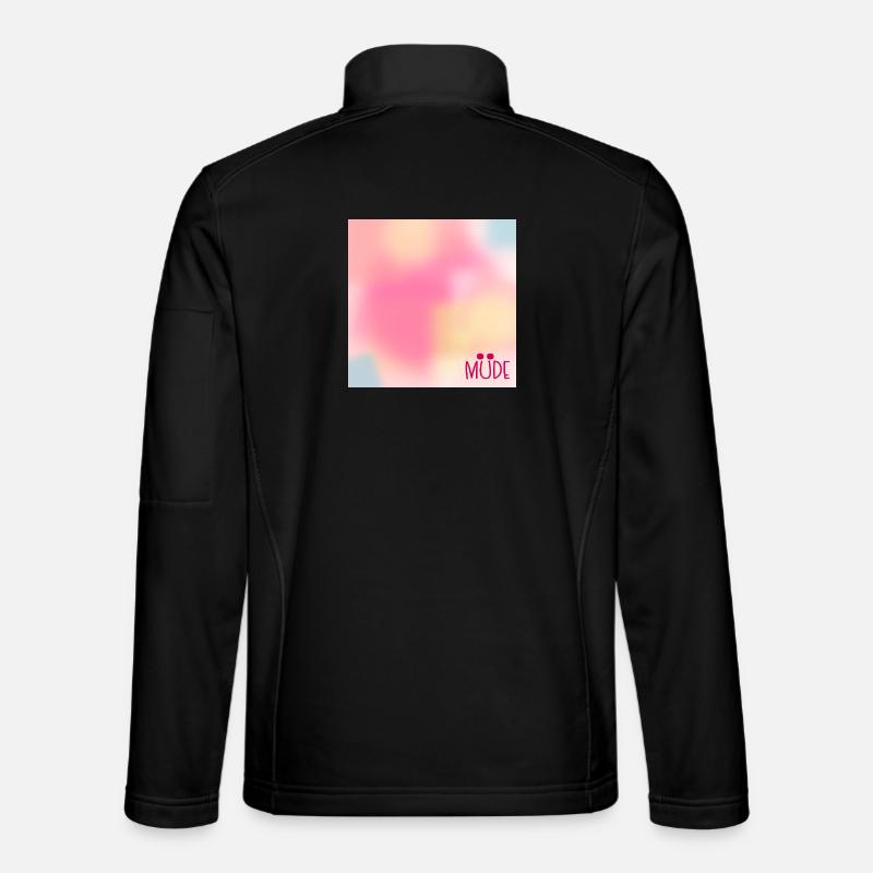 Himmel Stimmung Müde - Unisex Softshelljacke - Schwarz