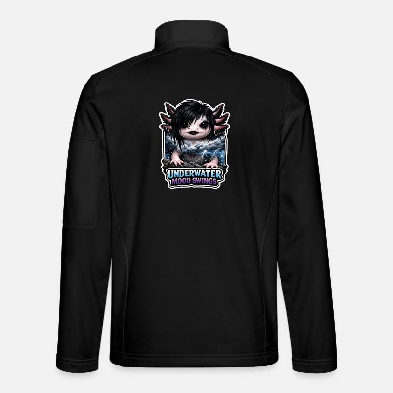 Axolotl lover, Cute Axolotl, Funny - Unisex Softshell Jacket - black