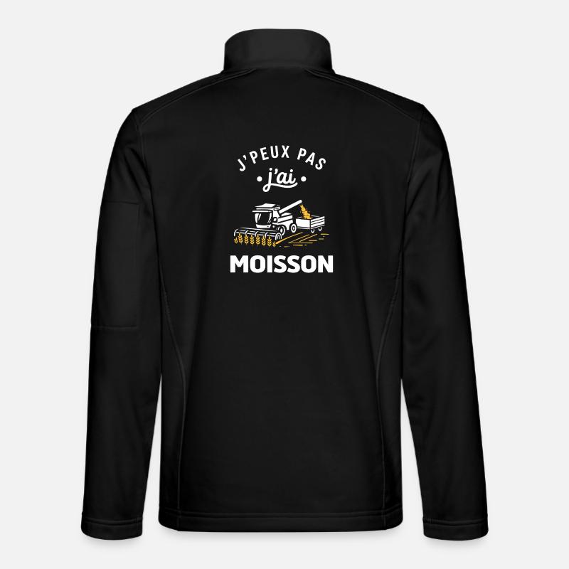 J'peux pas j'ai moisson - Veste en tissu softshell Unisexe - noir