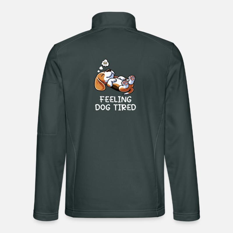 Se sentir fatigué de chien Rapetou Propriétaire de beagle Dog de beagle Veste en tissu softshell Unisexe