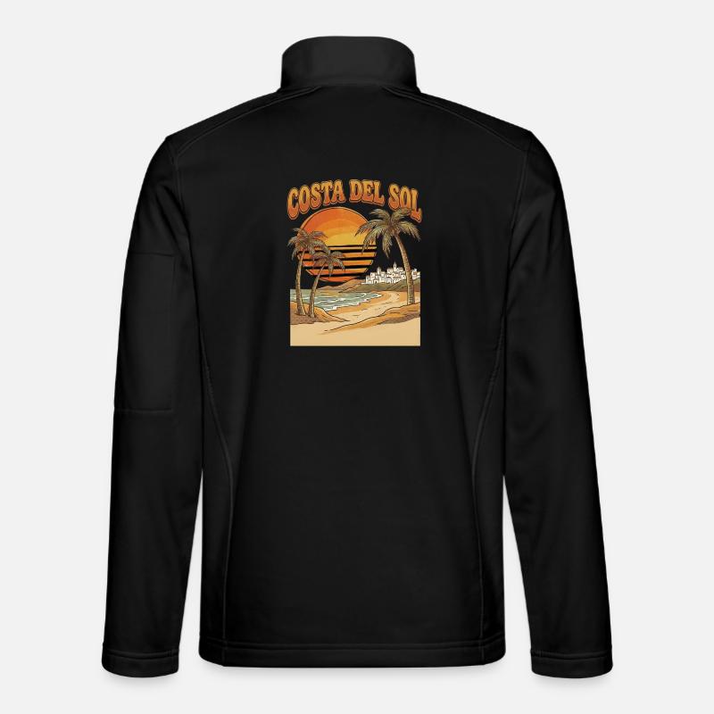 Costa Del Sol Holidays Spain Unisex Softshell Jacket