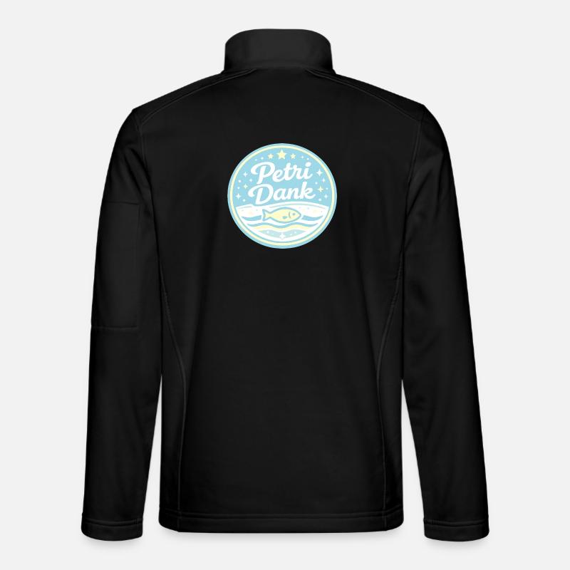 Petri thanks to sea wave - Unisex Softshell Jacket - black