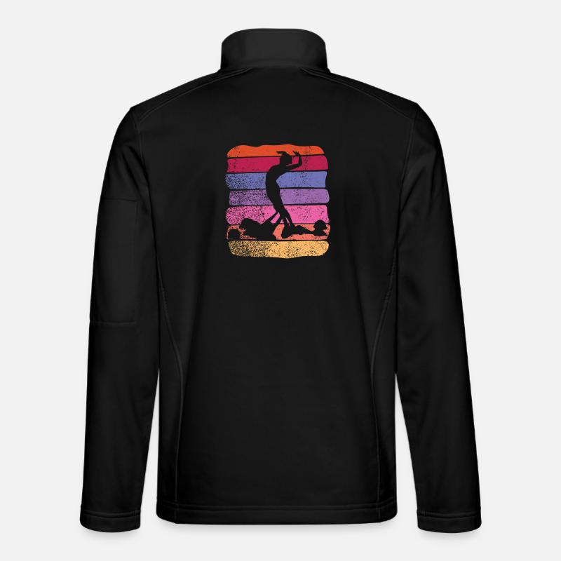 Artistic Swim Team Synchronized Swimming - Unisex Softshell Jacket - black