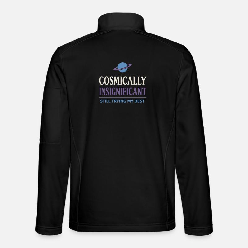 Existential humor, nihilism, humor, - Unisex Softshell Jacket - black