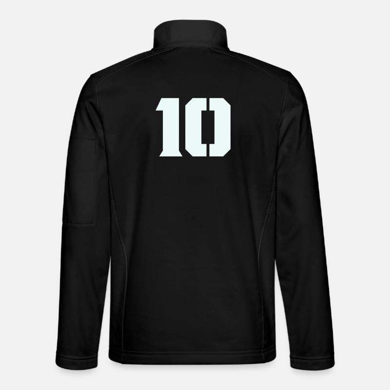 10- - Unisex Softshelljacke - Schwarz