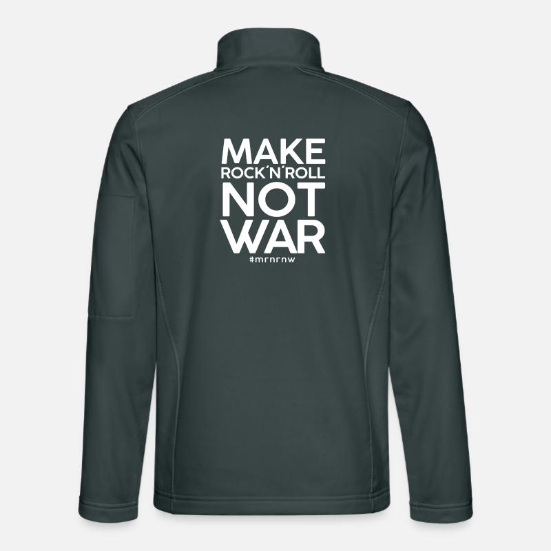 MAKE ROCK´N´ROLL NOT WAR Classic 2014-Version Unisex Softshelljacke