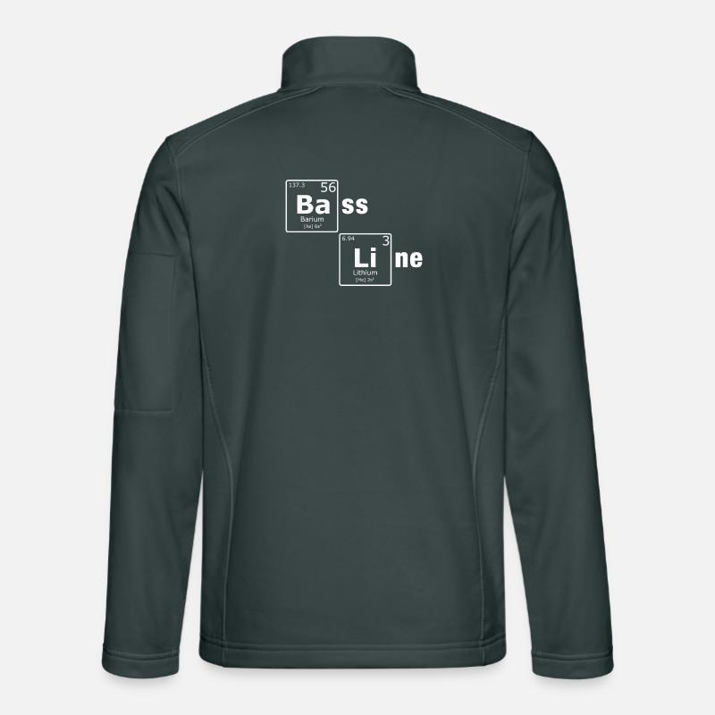 Bass Line PSE Periodensystem Elemente Nerd Unisex Softshelljacke