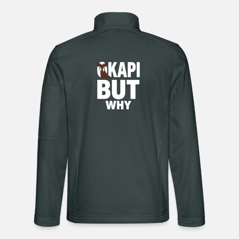 Okapi Lovers Okapi Animal Rare Wildlife Love Unisex Softshell Jacket