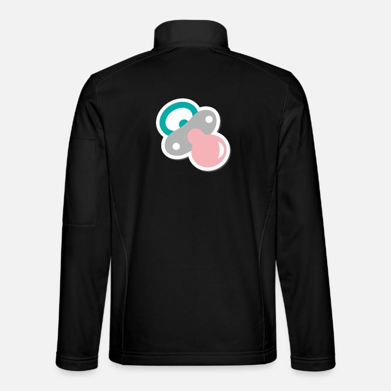 schnuller - Unisex Softshelljacke - Schwarz