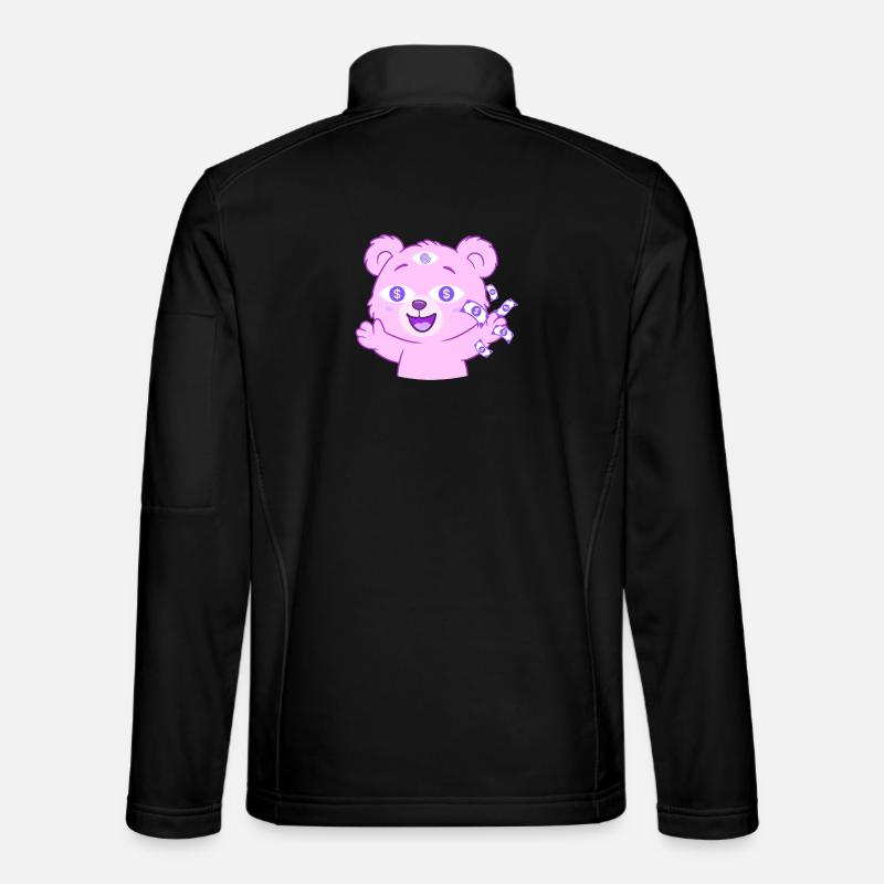 Money Teddy - Unisex Softshelljacke - Schwarz