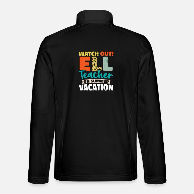 ELL-Lehrer englische Sprache - Unisex Softshelljacke - Schwarz