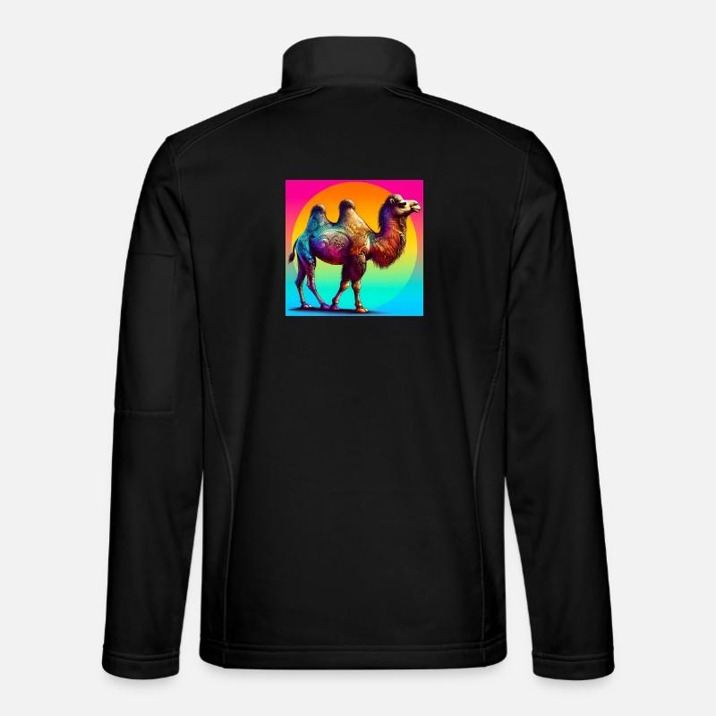 camel Unisex Softshell Jacket