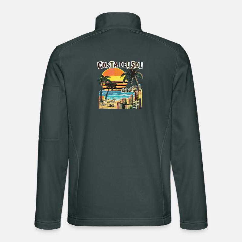 Costa Del Sol Spanien Urlaub Unisex Softshelljacke