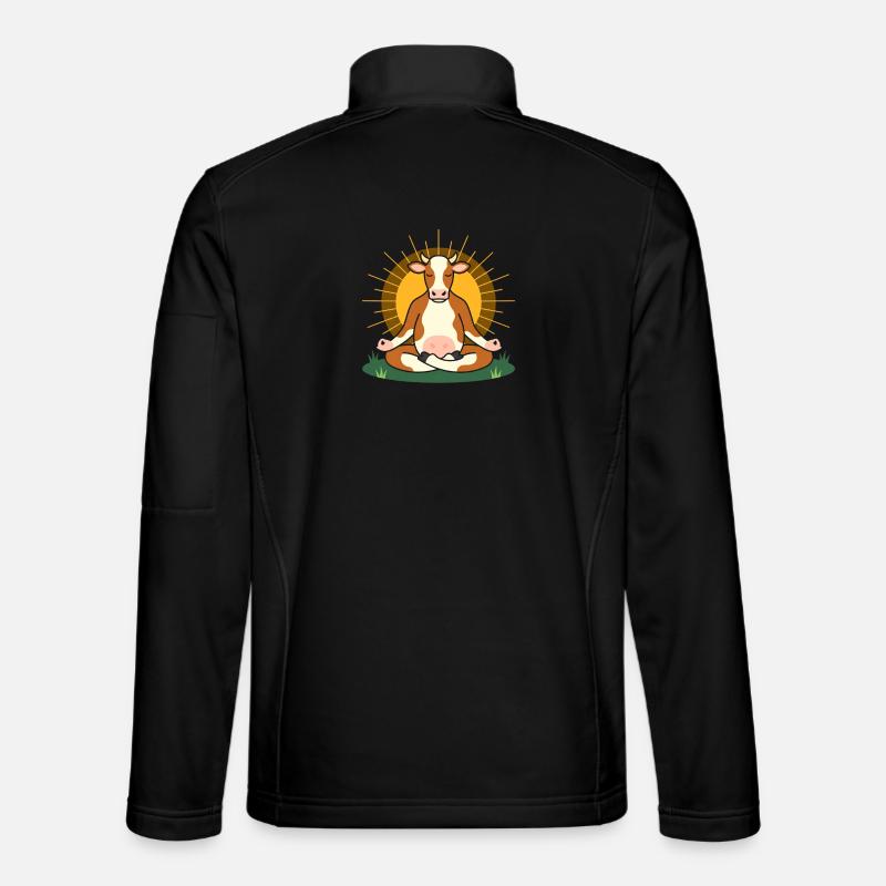 Solmeditationskor - Softshelljacka unisex - svart