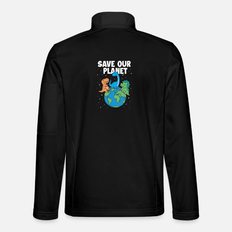 Salviamo il nostro pianeta Clima Ambientale - Giacca softshell unisex - nero