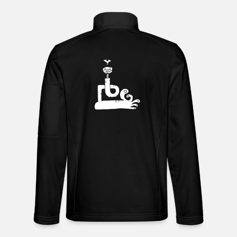 foot! - Unisex Softshelljacke - Schwarz