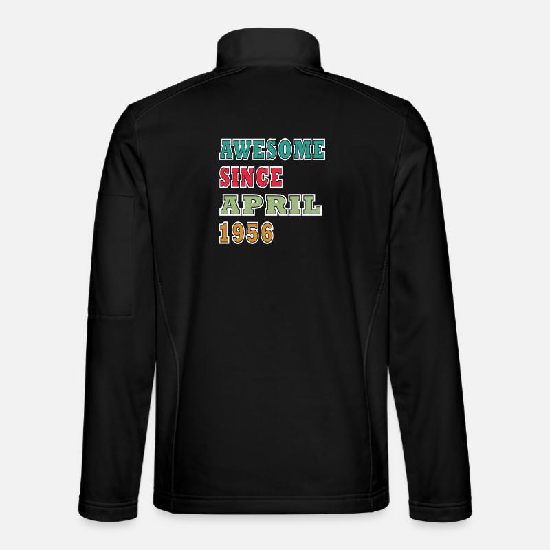 Awesome Since April 1956 - Unisex Softshelljacke - Schwarz