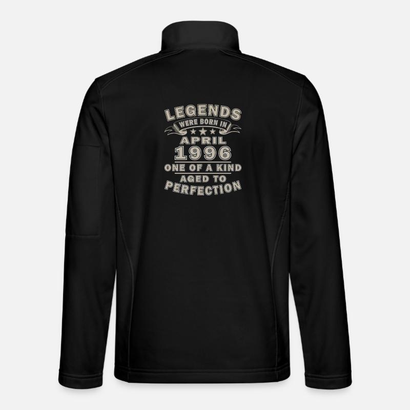 Légendes nées en avril 1996 - Veste en tissu softshell Unisexe - noir
