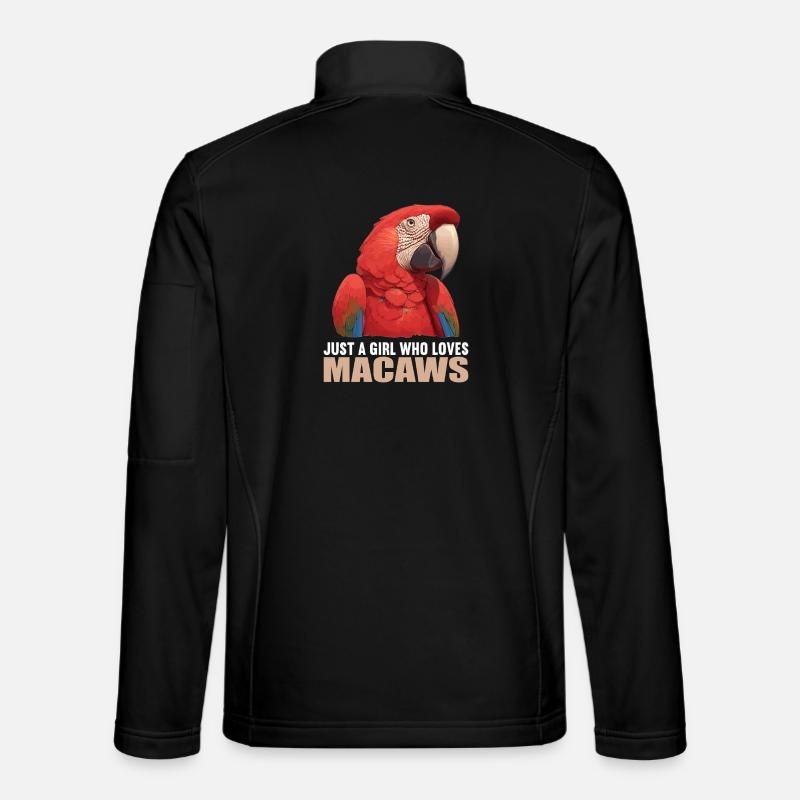 Macaw's Era - Unisex Softshell Jacket - black
